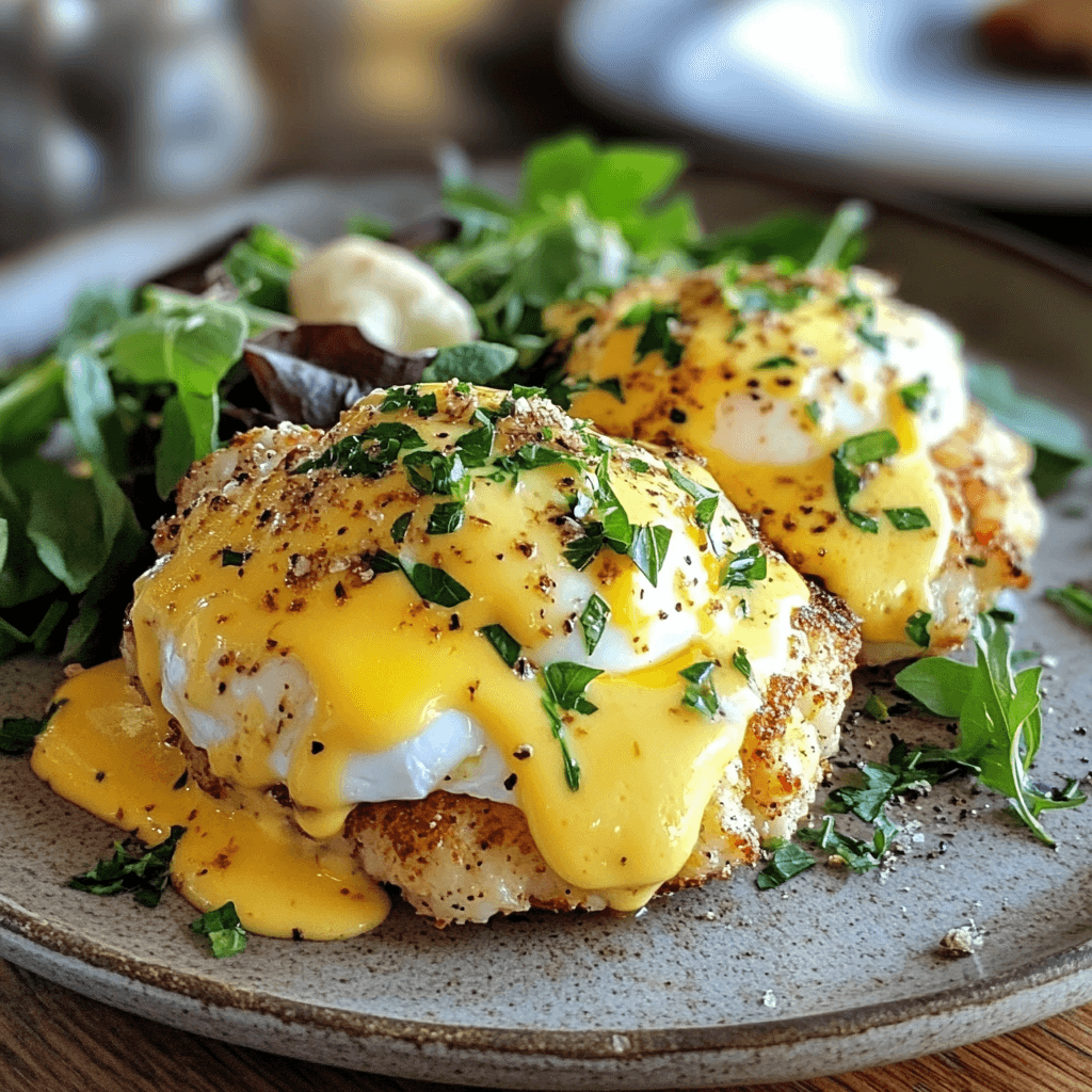Crab Cake Eggs Benedict